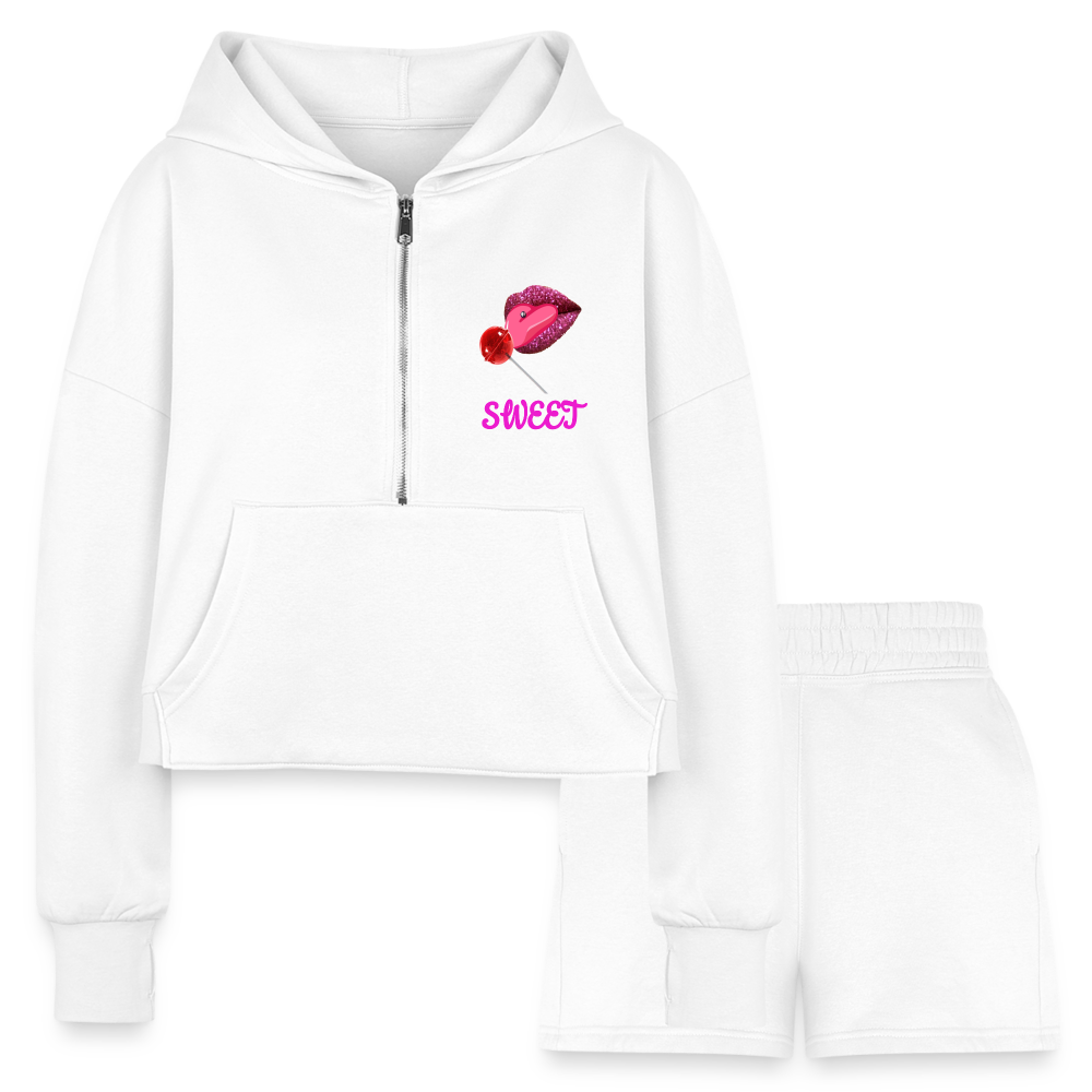 Sweet Clothing Women's Cropped Hoodie & Jogger Short Outfit Set – TFC&H Co.