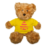 yellow - Happy Valentine's Day Teddy Bear - Teddy Bear at TFC&H Co.