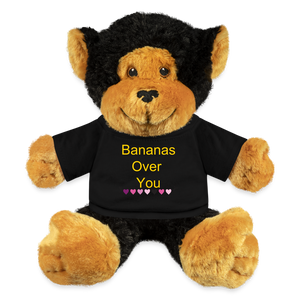 black Bananas Over You Valentine's Day Monkey - Stuffed Monkey at TFC&H Co.