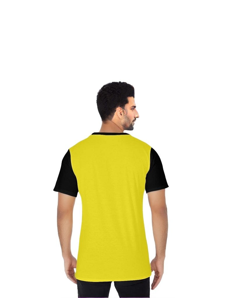 TSWG (Tough Smooth Well Groomed) Money Men's O-Neck T-Shirt - Yellow - Men's T-Shirts at TFC&H Co.
