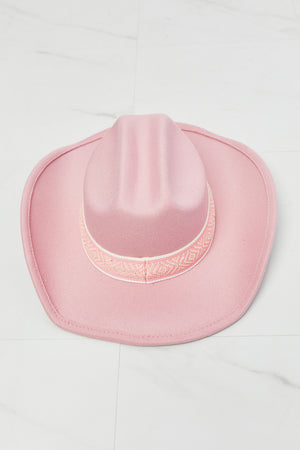 Fame Western Cutie Cowboy Hat in Pink - Ships from The US - hat at TFC&H Co.
