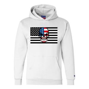 - Skull Flag Men's Champion Hoodie - Ships from The US - mens hoodie at TFC&H Co.