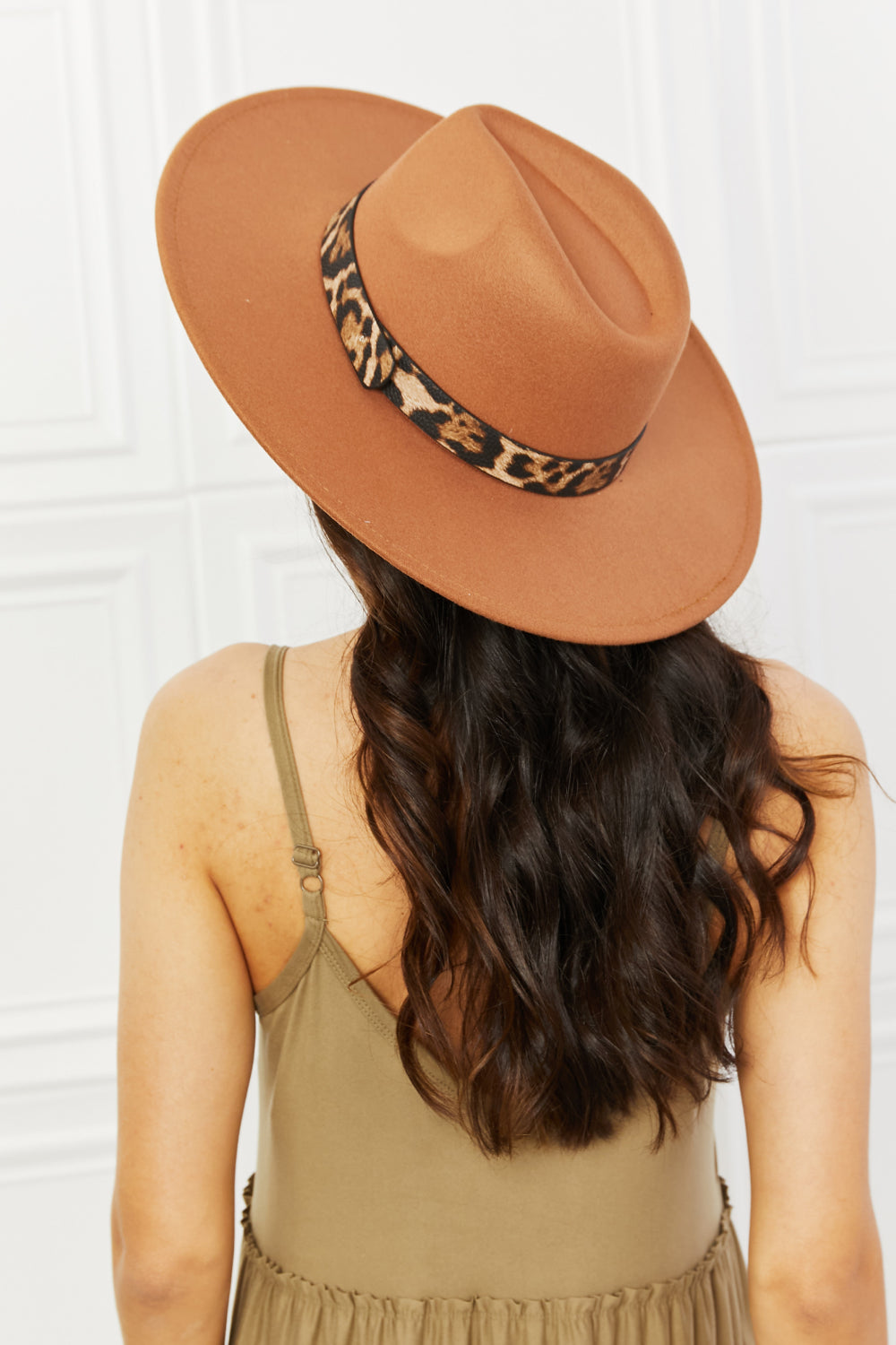 - Fame In The Wild Leopard Detail Fedora Hat - Ships from The US - hat at TFC&H Co.