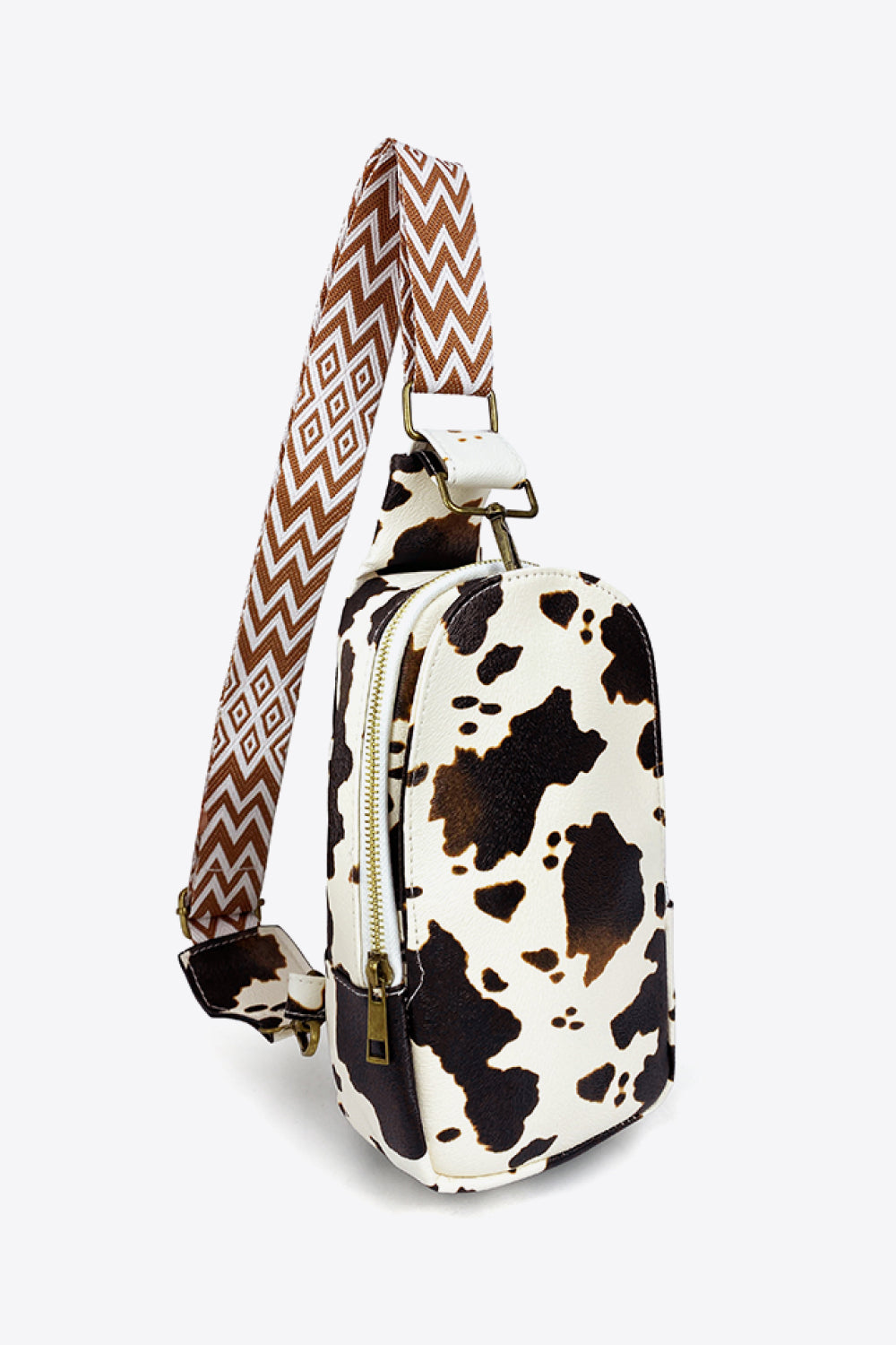 - Printed PU Leather Sling Bag - handbags at TFC&H Co.