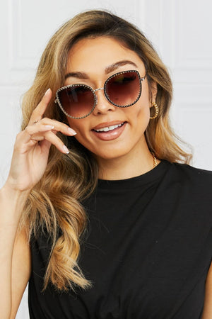 - Full Rim Metal Frame Sunglasses -2 colors - Sunglasses at TFC&H Co.