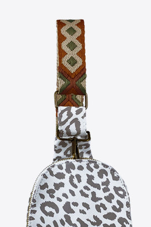 - Printed PU Leather Sling Bag - handbags at TFC&H Co.