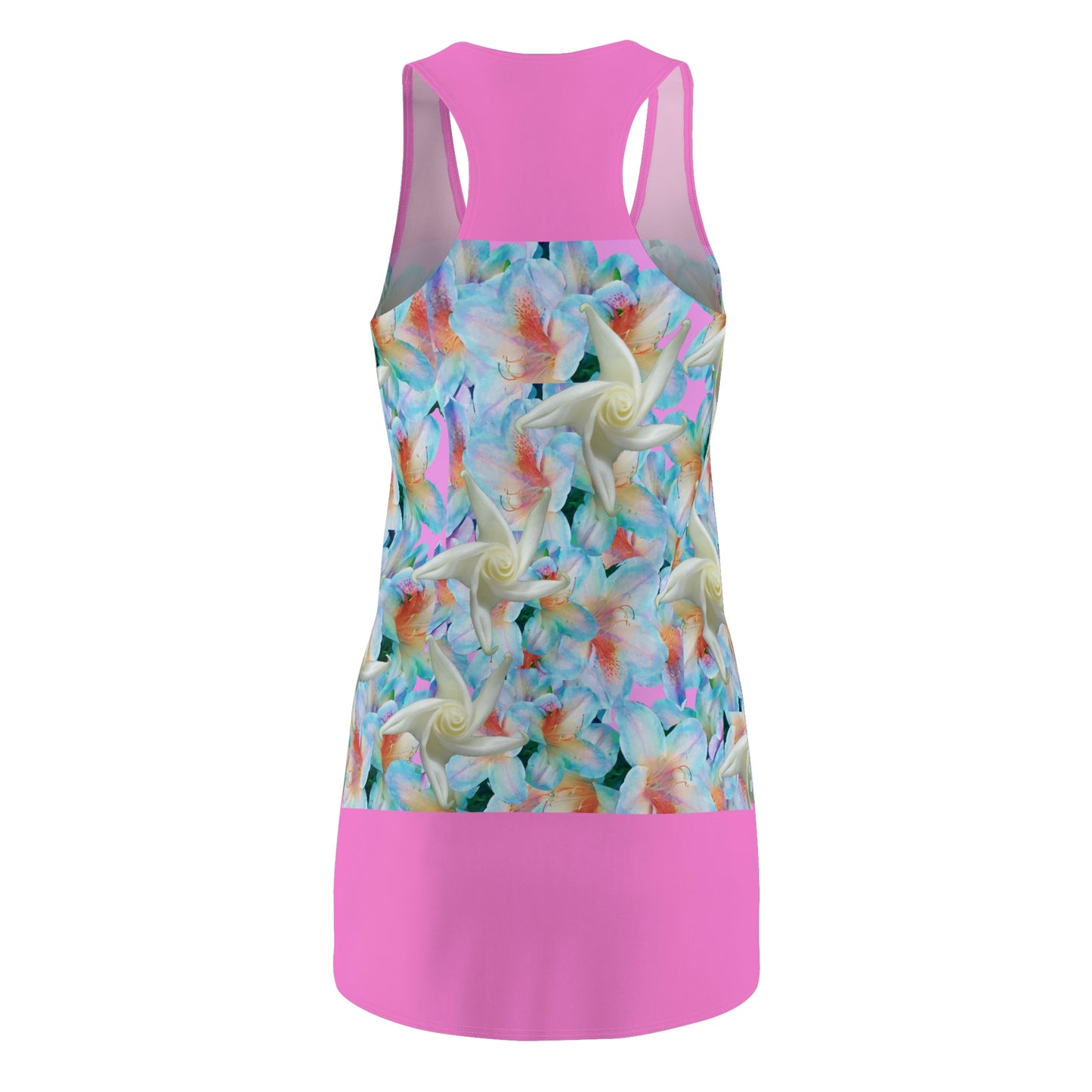 Midnight Floral Women's Cut & Sew Racerback Dress Voluptuous (+) Size Available - Ships from The US - women's dress at TFC&H Co.