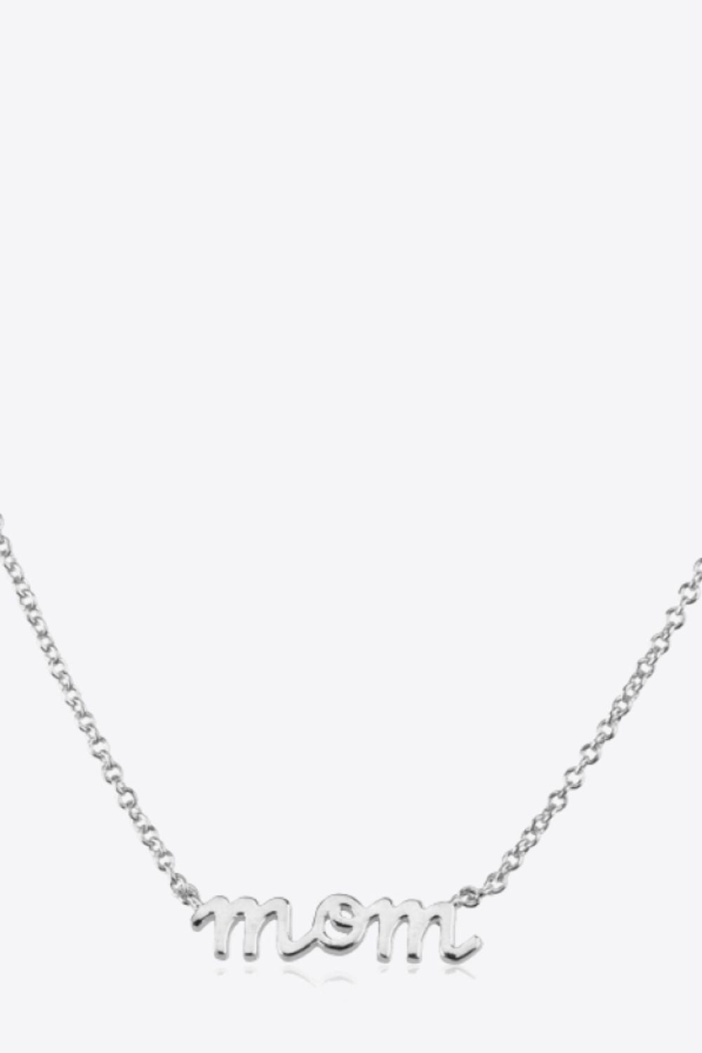 - MOM 925 Sterling Silver Necklace - 2 colors - necklace at TFC&H Co.
