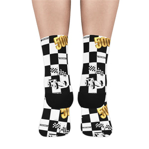 Indy 500 Crew Socks - Ships from The USA - Socks at TFC&H Co.