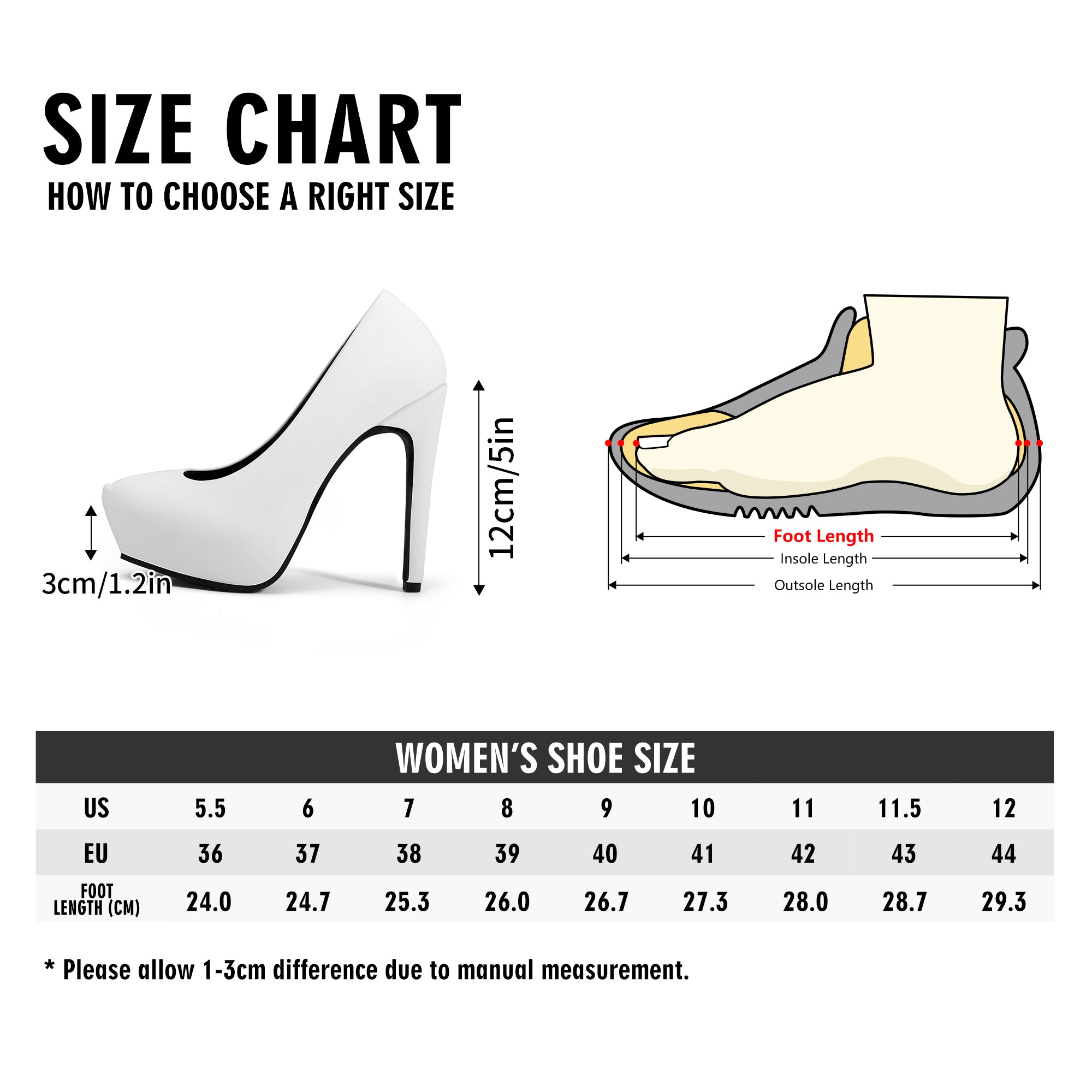 - Maze Women Platform Pumps 5 Inch High Heels - womens shoes at TFC&H Co.