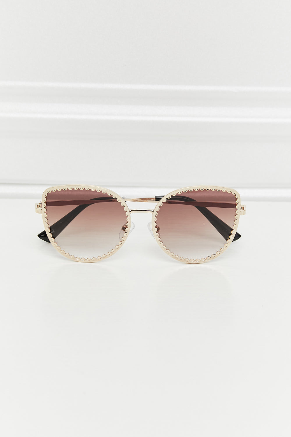 - Full Rim Metal Frame Sunglasses -2 colors - Sunglasses at TFC&H Co.