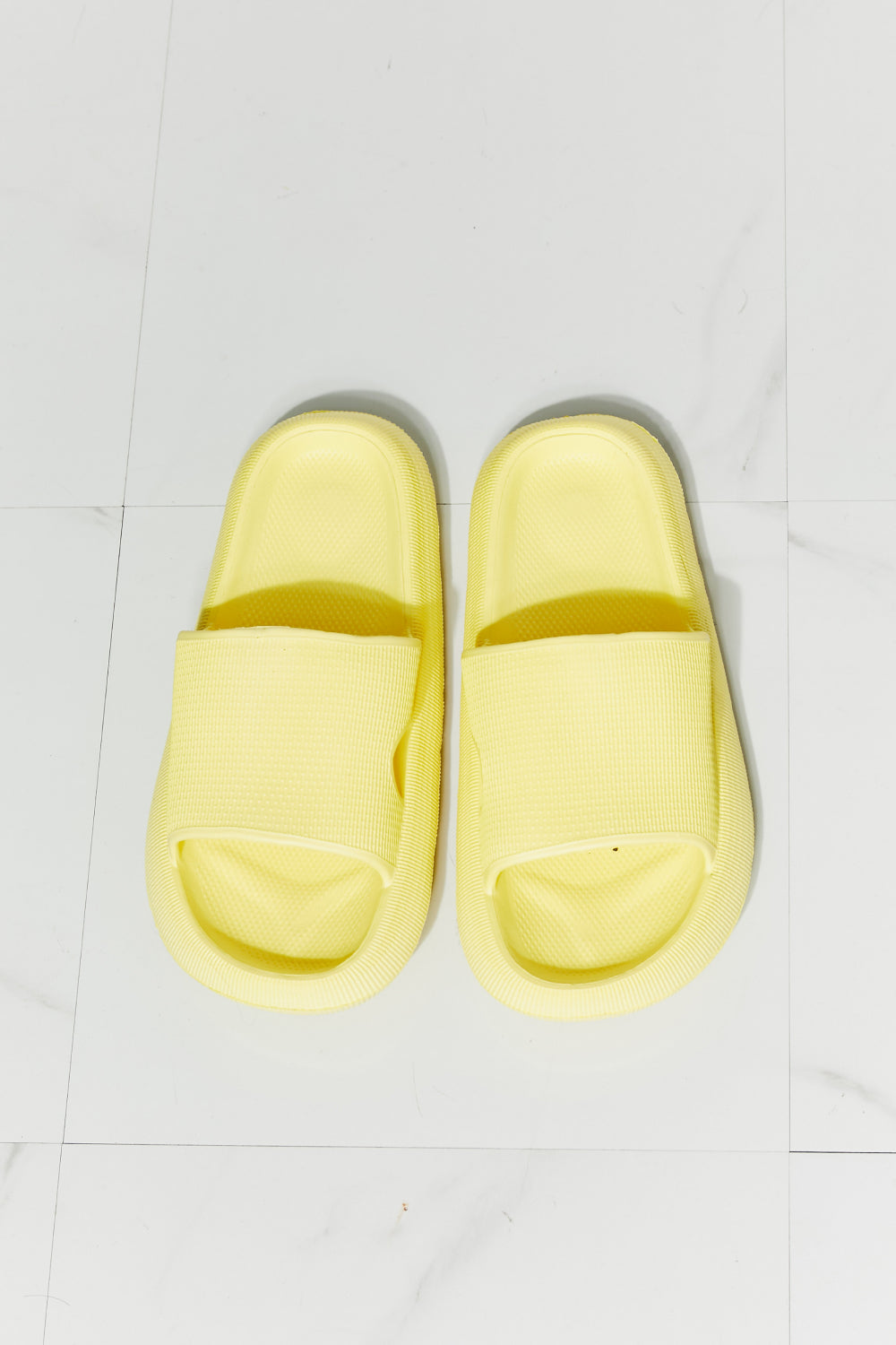 - MMShoes Arms Around Me Open Toe Slide in Yellow - Ships from The US - womens slides at TFC&H Co.