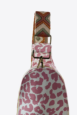 - Printed PU Leather Sling Bag - handbags at TFC&H Co.