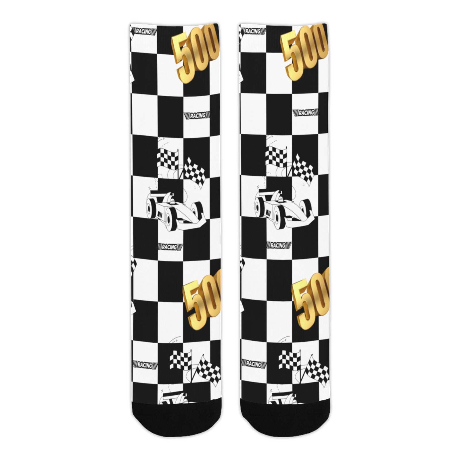 Indy 500 Crew Socks - Ships from The USA - Socks at TFC&H Co.