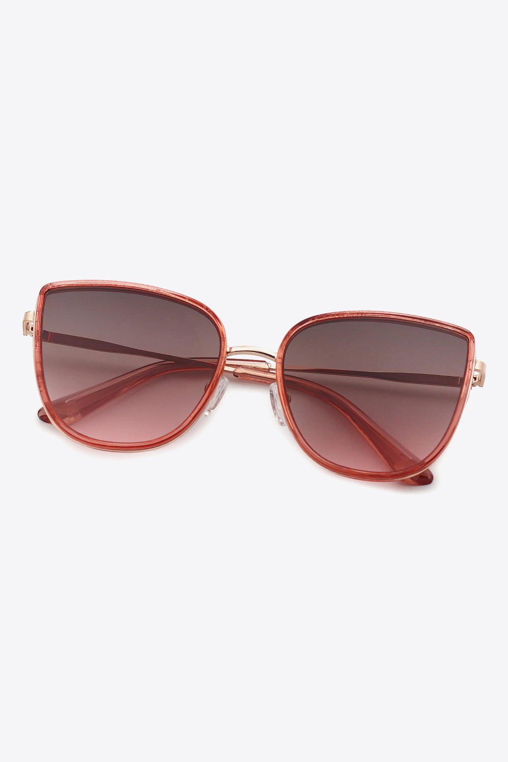 Full Rim Metal-Plastic Hybrid Frame Sunglasses - 2 colors - Sunglasses at TFC&H Co.