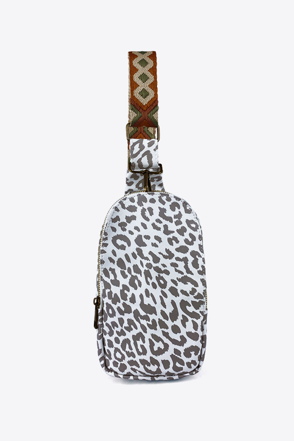 GRAY LEOPARD ONE SIZE - Printed PU Leather Sling Bag - handbags at TFC&H Co.