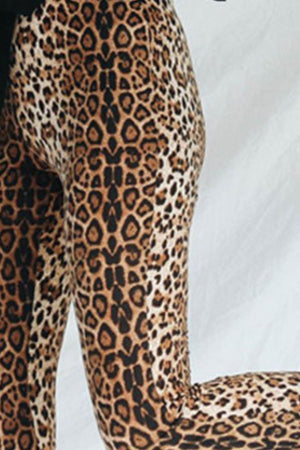 Leopard Print Flare Leg Pants - women's pants at TFC&H Co.