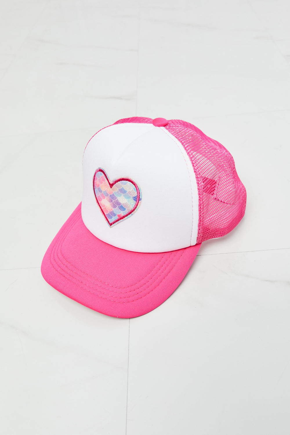 - Fame Falling For You Trucker Hat in Pink - Ships from The US - hat at TFC&H Co.