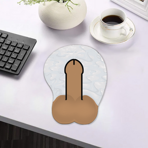 Naughty Oppai Mousepad with Wrist Support Silicone Mouse Pad - mousepad at TFC&H Co.