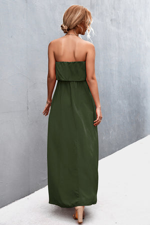 - Strapless Split Maxi Dress - 5 colors - womens dress at TFC&H Co.