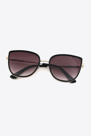 - Full Rim Metal-Plastic Hybrid Frame Sunglasses - 2 colors - Sunglasses at TFC&H Co.
