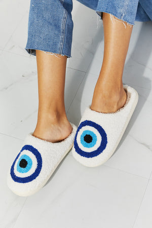 - MMShoes Eye Plush Slipper - Ships from The US - womens slippers at TFC&H Co.