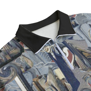 - Mirage Unisex Half Zipper Stand-up Collar Sweatshirt | 100% Cotton - unisex sweaters at TFC&H Co.