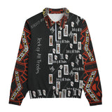 Black - Jack of All Trades Unisex Lapel Sweatshirt | 100% Cotton - mens sweatshirt at TFC&H Co.