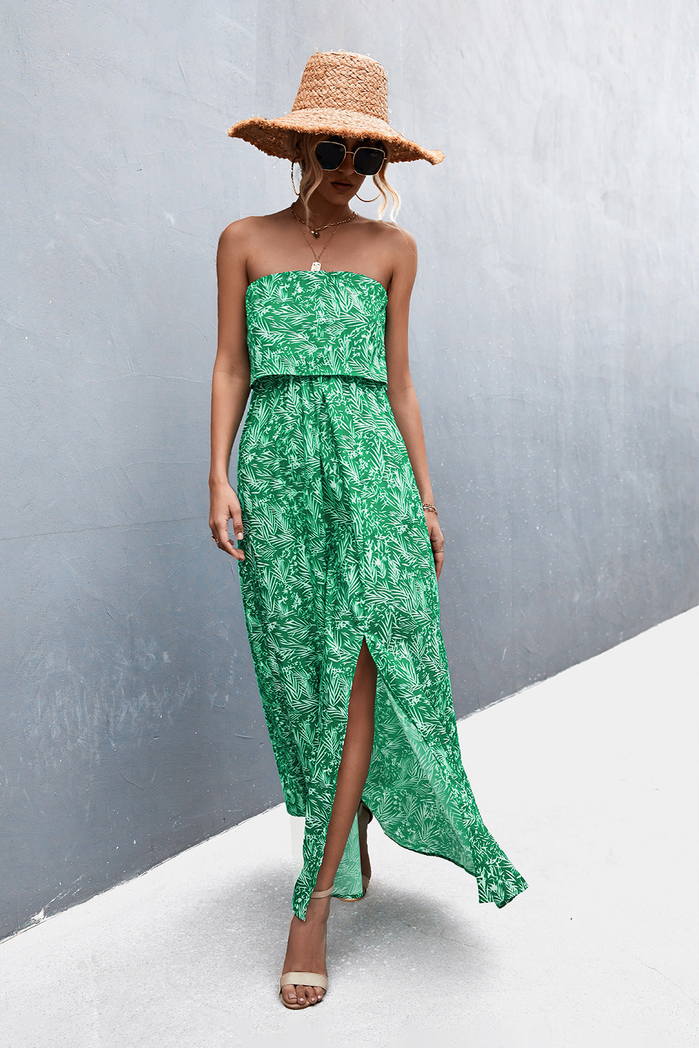 - Strapless Split Maxi Dress - 5 colors - womens dress at TFC&H Co.