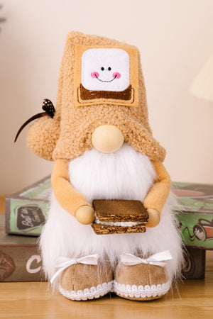 CAMEL ONE SIZE Mother's Day Pom-Pom Trim Faceless Gnome - stuffed character at TFC&H Co.