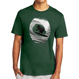 Dark Green - Teddy Rip Unisex Champion T-shirt - Unisex T-Shirts at TFC&H Co.