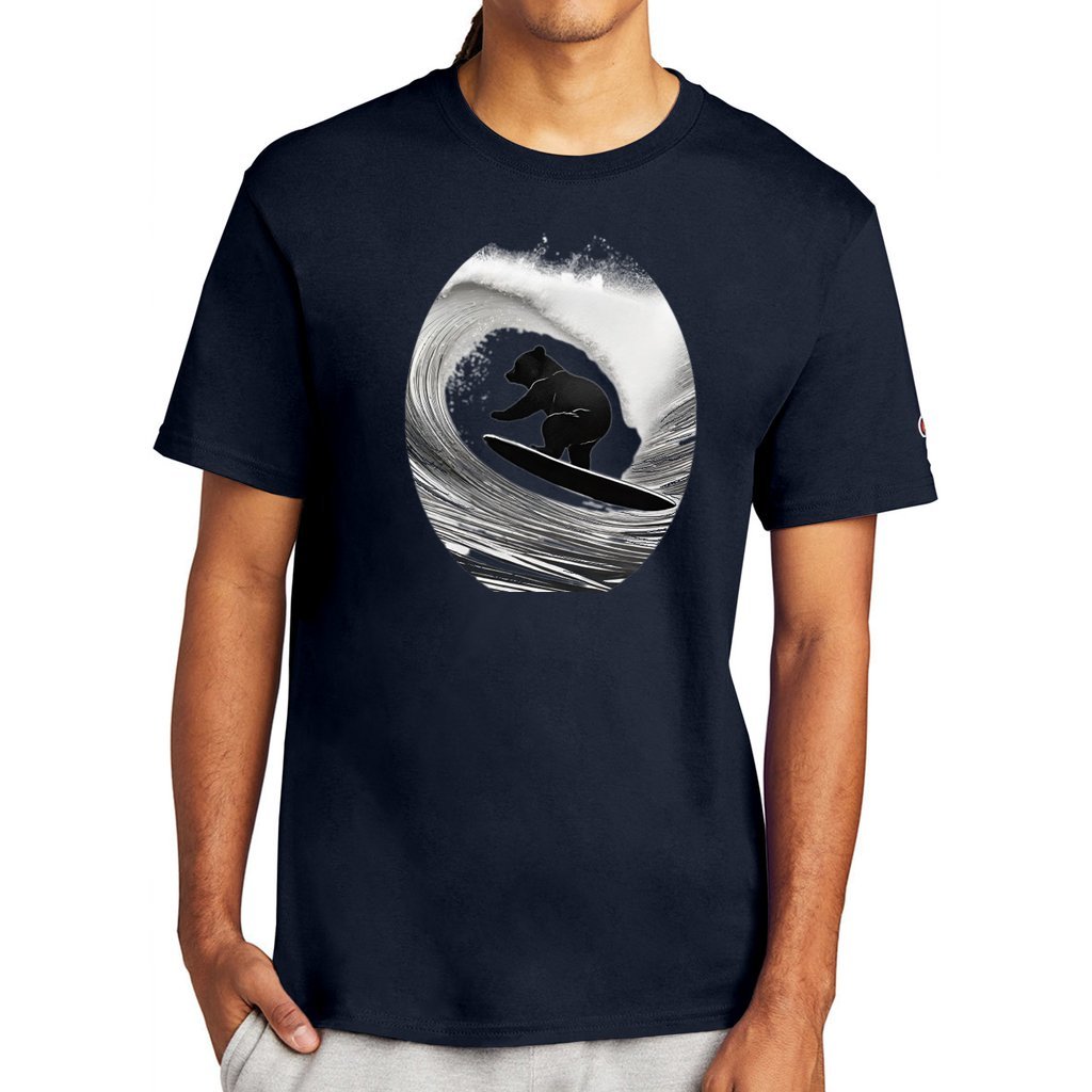 Navy - Teddy Rip Unisex Champion T-shirt - Unisex T-Shirts at TFC&H Co.