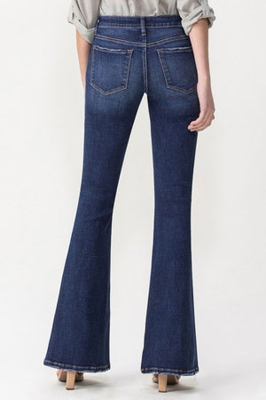 - Lovervet Full Size Joanna Midrise Flare Jeans - Ships from The US - womens jeans at TFC&H Co.