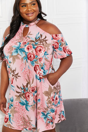 - Sew In Love Full Size Fresh-Cut Flowers Cold-Shoulder Dress - Ships from The US - womens dress at TFC&H Co.