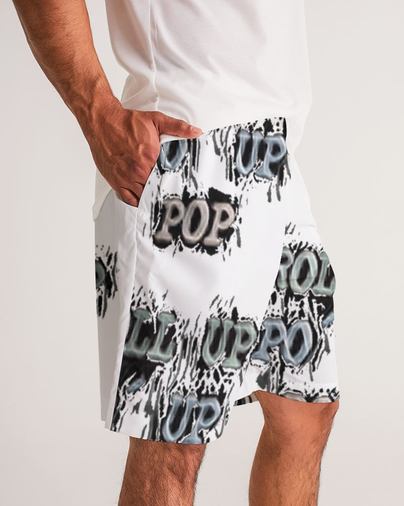 Roll Up Po' Up Pop Men's Jogger Shorts - men's shorts at TFC&H Co.