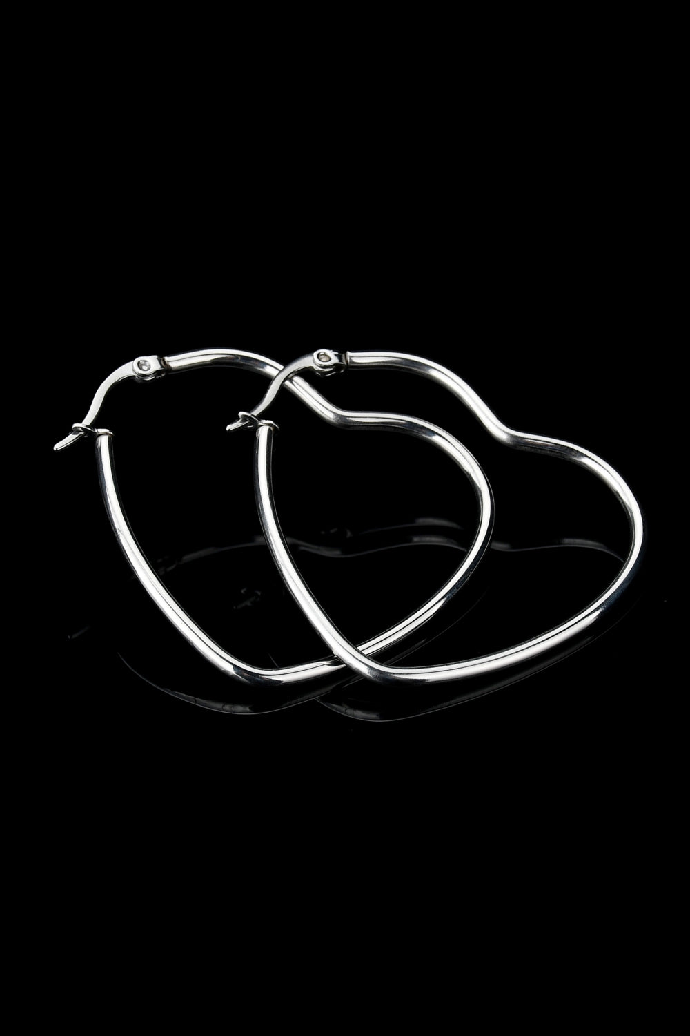 - Heart Stainless Steel Earrings - earrings at TFC&H Co.