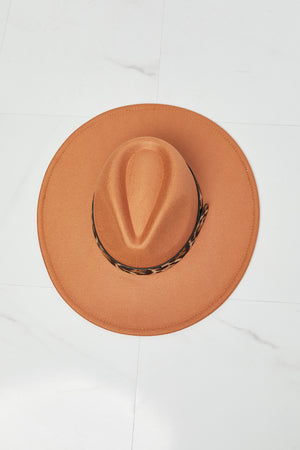 - Fame In The Wild Leopard Detail Fedora Hat - Ships from The US - hat at TFC&H Co.