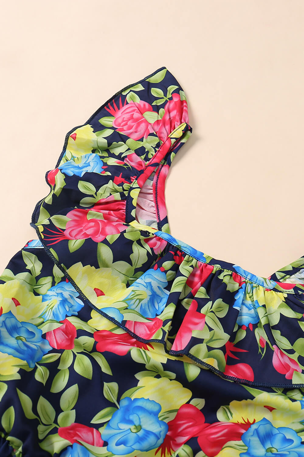 Girls Floral Ruffled Dress - Mommy & Me - girl's dress at TFC&H Co.