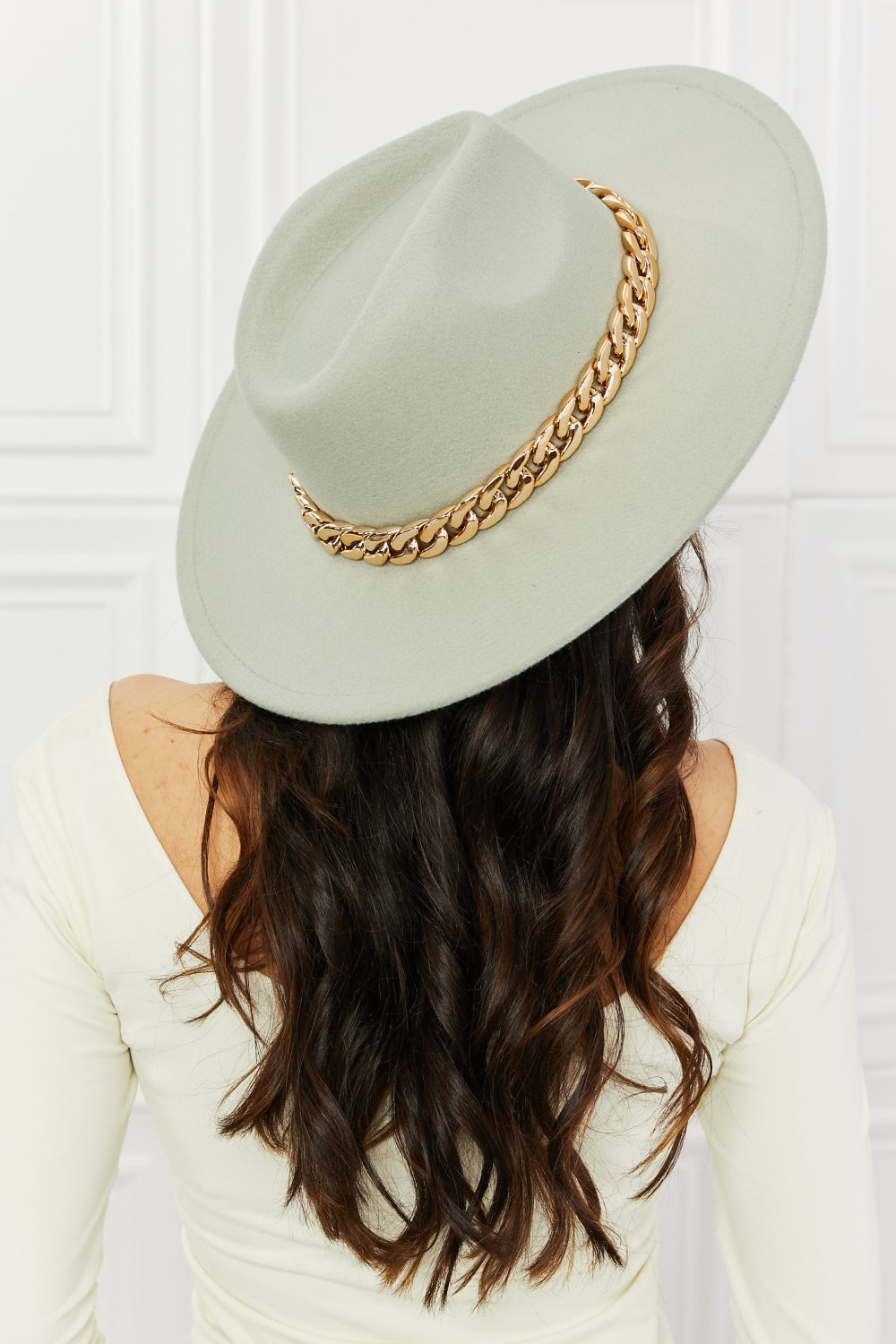 LIGHT GREEN ONE SIZE Fame Keep Your Promise Fedora Hat in Mint - Ships from The US - hat at TFC&H Co.