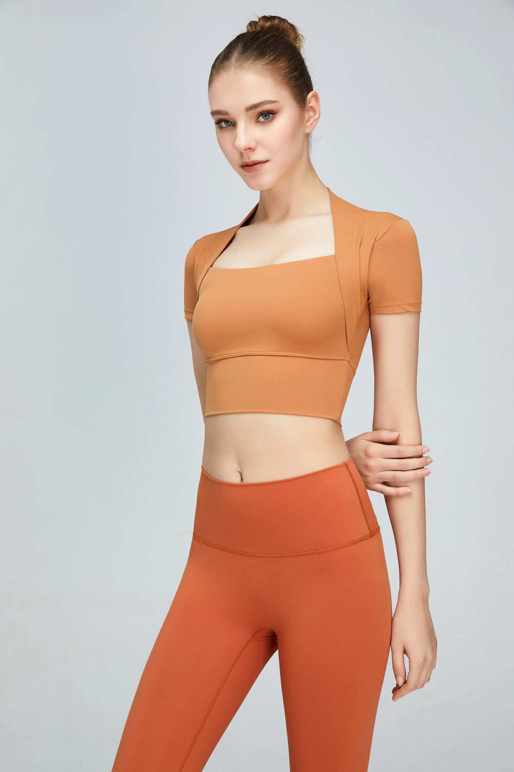 Short Sleeve Cropped Sports Top - 5 colors - women's crop top at TFC&H Co.