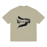 SANDY - Respect Men's Heavyweight Earth Tone Loose Fit FOG 100% Cotton T-Shirt - mens t-shirt at TFC&H Co.