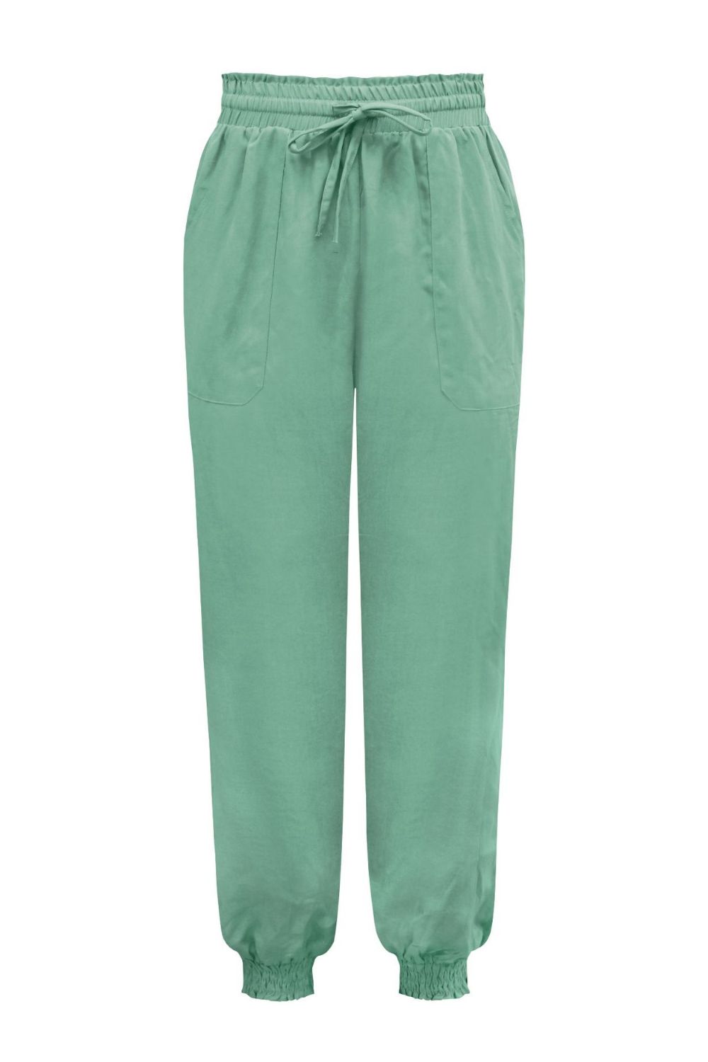 GUM LEAF Tied Long Joggers with Pockets - 5 colors - women's joggers at TFC&H Co.