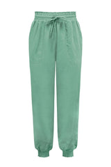 GUM LEAF Tied Long Joggers with Pockets - 5 colors - women's joggers at TFC&H Co.