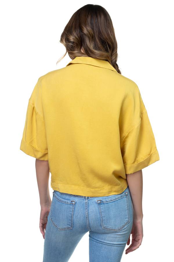 Boxy Button Down Shirt - women's button up shirt at TFC&H Co.