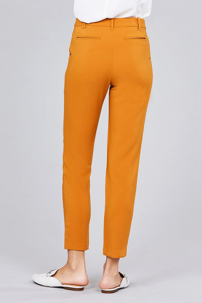 Seam Side Pocket Classic Long Pants - 2 colors - women's pants at TFC&H Co.