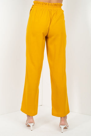 - High Waist Paperbag Wide Pants - 2 colors - womens pants at TFC&H Co.