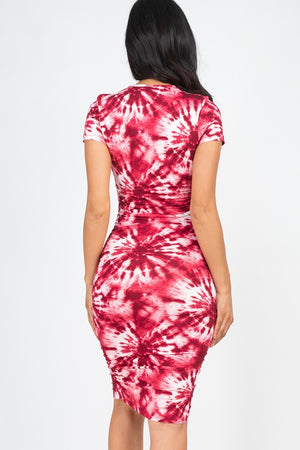 - Tie-dye Printed Dress - 4 colors - Ships from The US - womens dress at TFC&H Co.