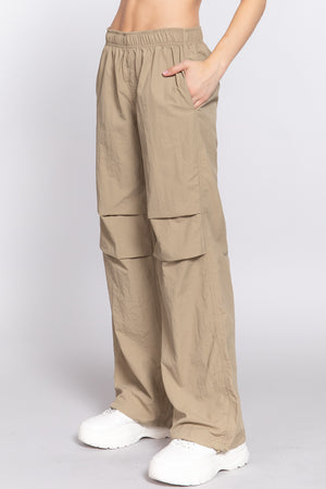 - Waist Elastic Parachute Pants - 3 colors to choose from - womens pants at TFC&H Co.