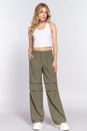 - Waist Elastic Parachute Pants - 3 colors to choose from - womens pants at TFC&H Co.