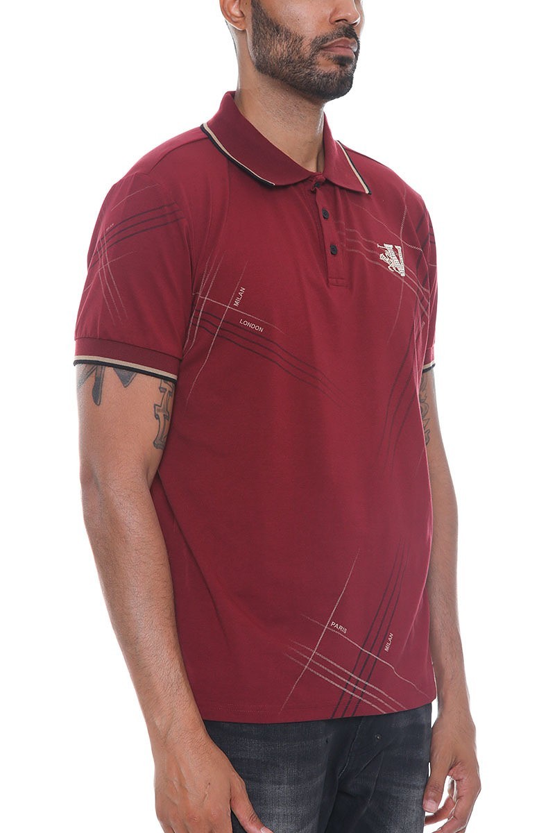 Version Couture Polo Button Down Men's Shirt - 4 colors - men's polo shirt at TFC&H Co.